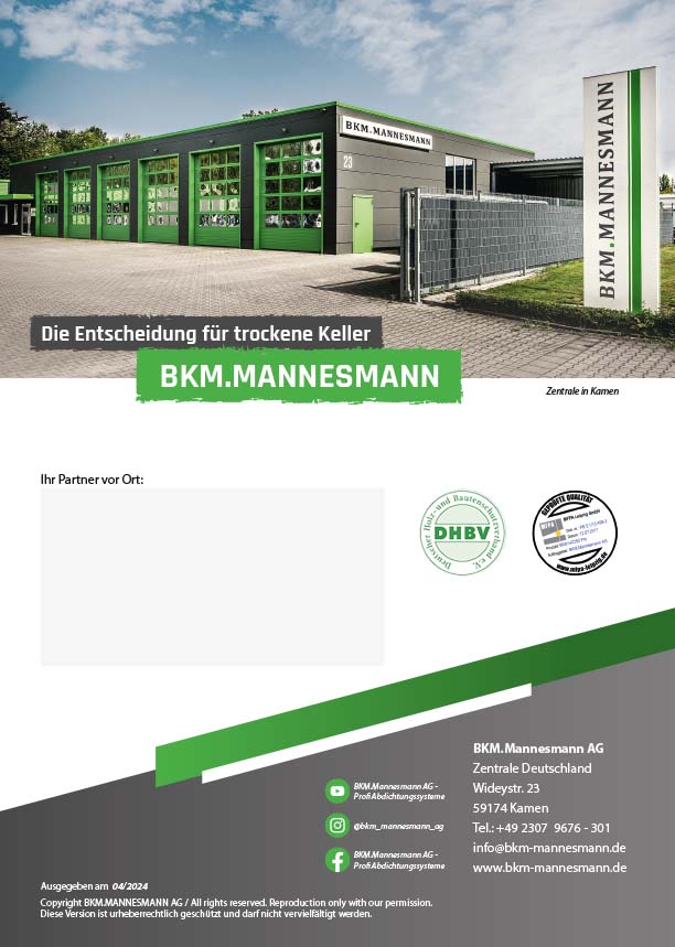 BKM-Prospekt HZ250 PRO (Auflage ab 100) 