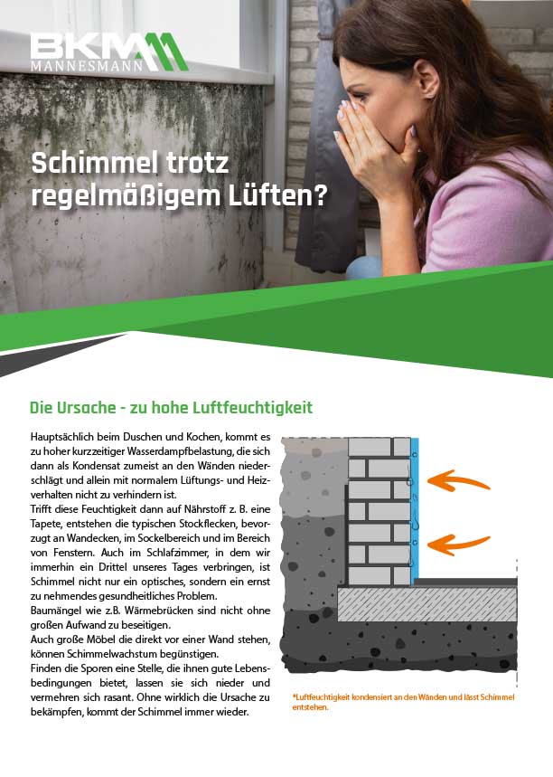 BKM-Systemlösungen: Antikondensationsbeschichtung 