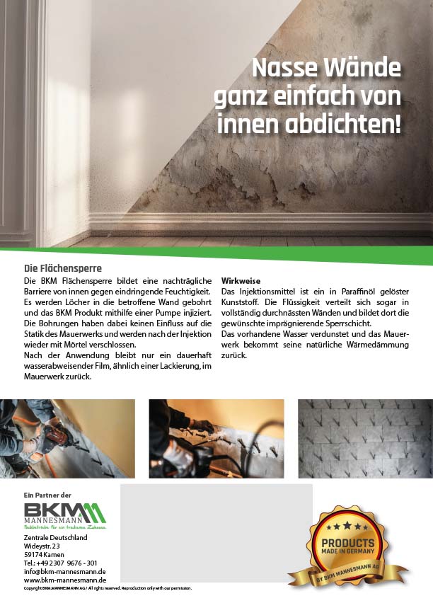  BKM-Systemlösungen: Flächensperre 
