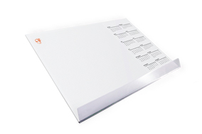 Zusatzartikel für Druckprodukte Schutzleisten für Schreibtischunterlage DIN A2