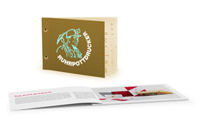 Broschüren mit Buchschrauben