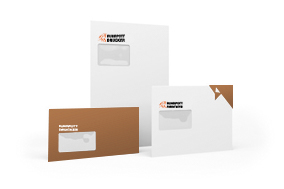 Briefumschläge Briefumschläge mit Fenster links, haftklebend