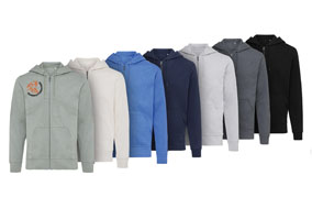 Sweatjacken aus Bio- und Recycling-Baumwolle