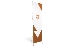 X-Banner, System inkl. Druck