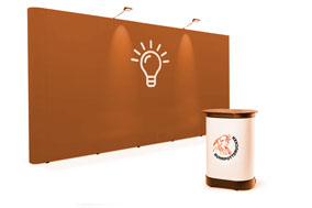 Faltdisplay Comfort inkl. Koffertheke