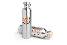 Edelstahlflaschen mit Bügelgriff