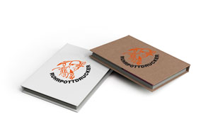 Haftnotizen im Hardcover