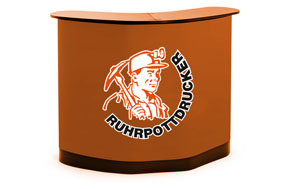 Koffertheke Case, Druck