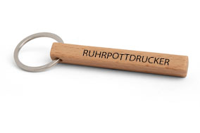 Schlüsselanhänger Holzstick