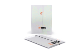 Mappen aus Kunststoff mit Gummiband