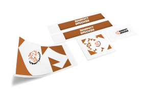 Textiltransfers mehrfarbig