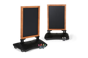 Kundenstopper Outdoor, Holz