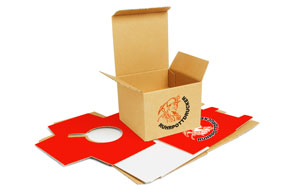 Tassenverpackung Wellpappe