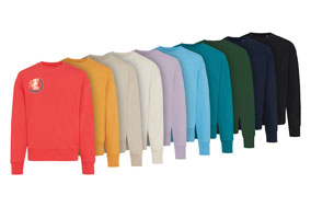 Oversized Sweatshirts aus Bio- und Recycling-Baumwolle
