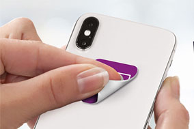 Polyclean Smartphone-Reinigungspads SmartKosi® mit bedruckbarer Trägerkarte