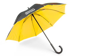 Regenschirme mit farbiger Innenseite