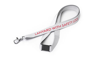 Lanyards mit Sicherheitsverschluss