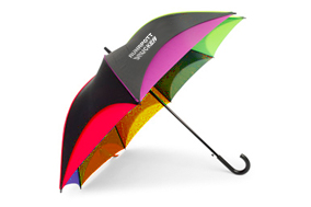 Regenschirme Regenbogen