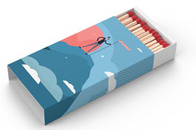 Streichhölzer Streichholzschachteln groß