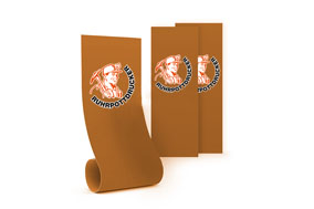 Faltdisplay Comfort gebogen, Druck