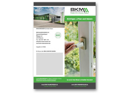 BKM-Flyer Richtiges Lüften und Heizen