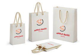 Taschen, Tüten & Beutel Tragetaschen aus Apfelpapier