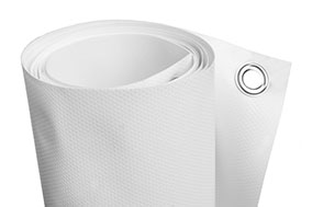 Banner mit Aluminium-Aufsteller, Druck