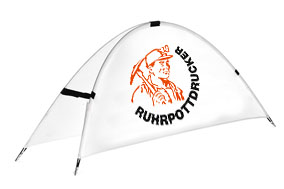 Beachbanner, Druck