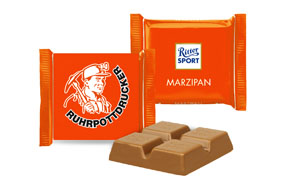 Ritter SPORT mini mit Werbe-Banderole