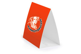 Kundenstopper aus Hohlkammerplatten