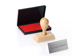 Stempel und Stempelkissen