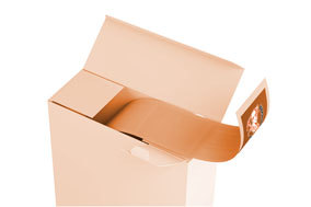 Spenderbox für Etiketten auf Rolle