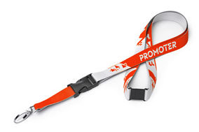 Lanyards mit Steckschnalle und Sicherheitsverschluss