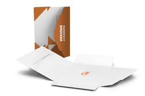 Mappen mit Verschlusslasche