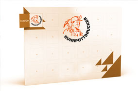 Couponkalender, DIN A4 Querformat