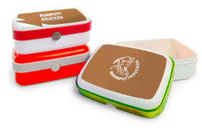 Lunchboxen Kunststoff, Druckknopf