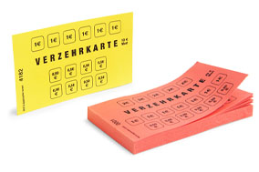 Verzehrkarten