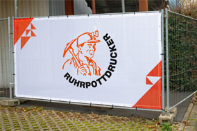 Banner für Bauzäune