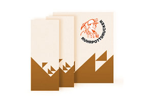 Messetheken mit Aluprofilen, Druck