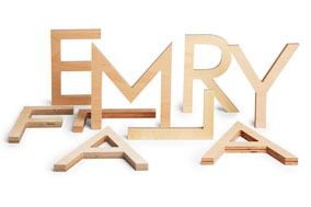 Holzbuchstaben