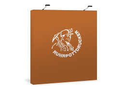 Textilfaltdisplay Classic, System inkl. Druck