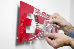 Einzelbuchstaben aus Acryl