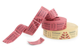 Eintrittskarten-Rollen