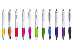 Kugelschreiber & Stifte - Budget Kugelschreiber Color White